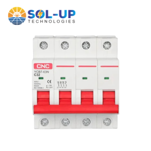 AC 4 Pole MCB 20A, 32A, 40A, 63A